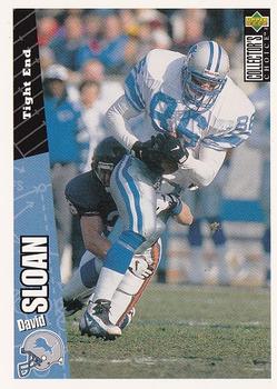 David Sloan Detroit Lions 1996 Upper Deck Collector's Choice NFL #237